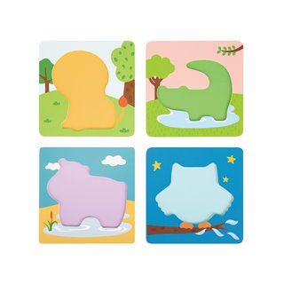 Lelin® Chunky Animal Wooden Puzzle - 4 Pieces